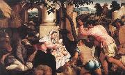 BASSANO, Jacopo Adam and Eve in the Garden of Eden oil